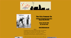 Desktop Screenshot of citycement.net